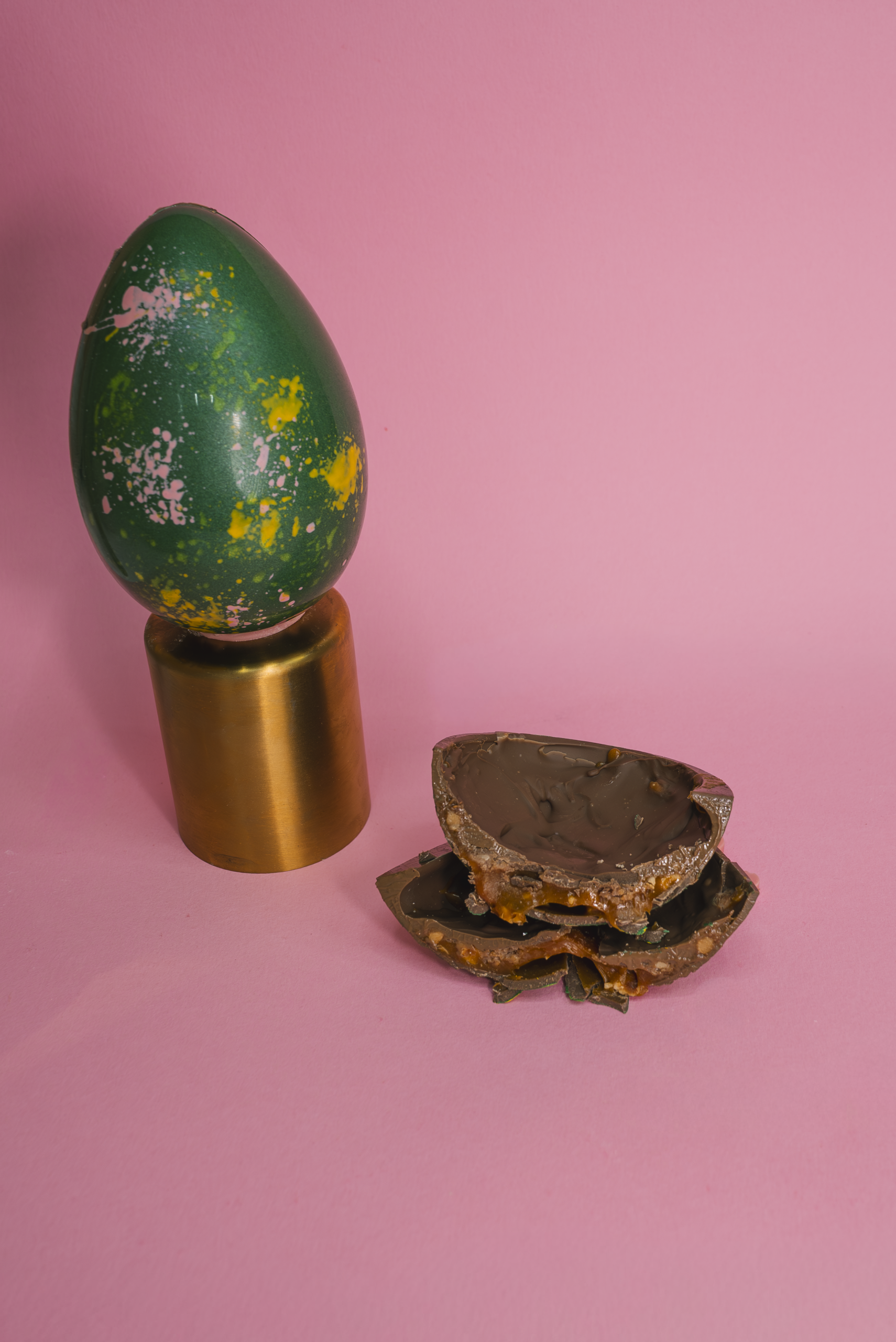 Milk Chocolate, Pecan, Hazelnut & Salted Caramel Easter Egg - Image 3